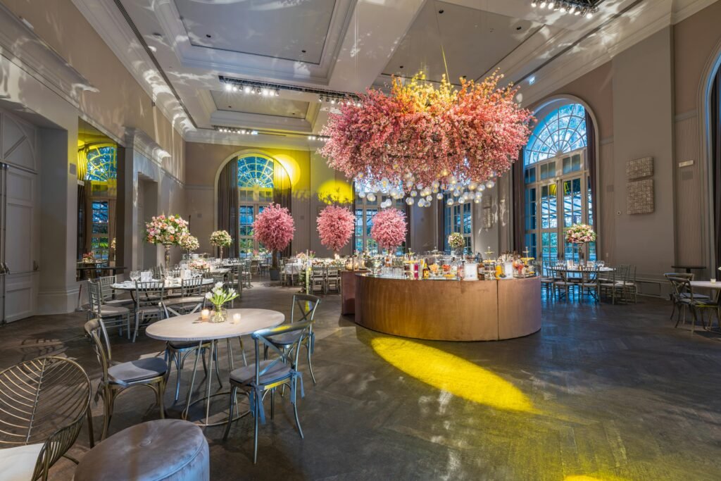 Unique industrial warehouse venue for tech launches in Lisbon.